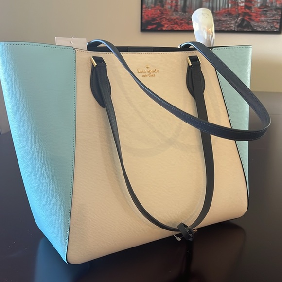 Kate Spade Poppy Colorblock Large Tote - Picture 11 of 15